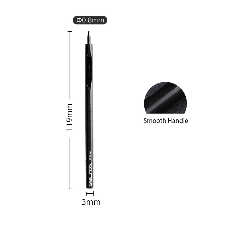 Round Hole Punch 0.5-24mm Black Leather Hollow Punch | WUTA
