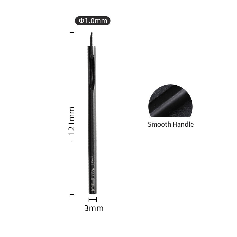 Round Hole Punch 0.5-24mm Black Leather Hollow Punch | WUTA
