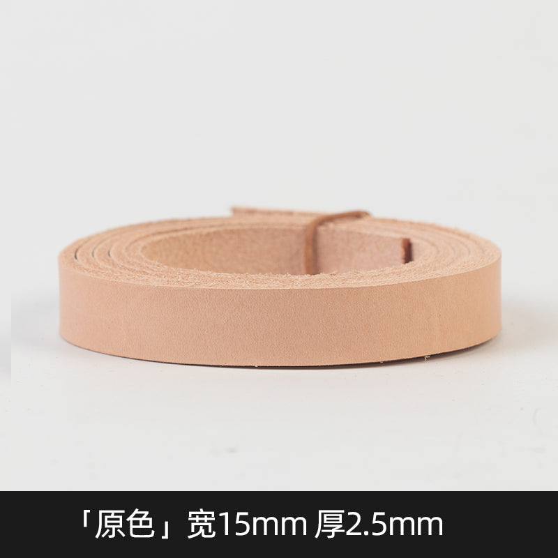 5/20/25/30mm Width Vegetable Tanned Leather Shoulder Strap | WUTA