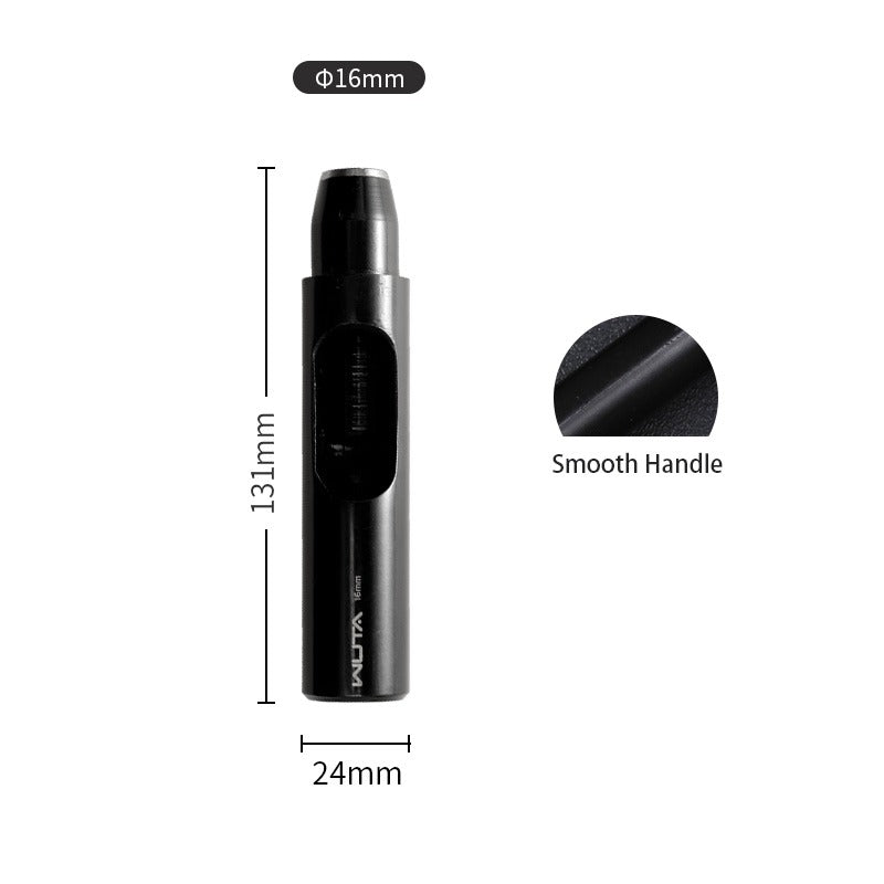 Round Hole Punch 0.5-24mm Black Leather Hollow Punch | WUTA