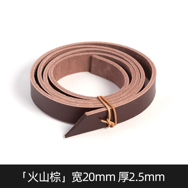 5/20/25/30mm Width Vegetable Tanned Leather Shoulder Strap | WUTA