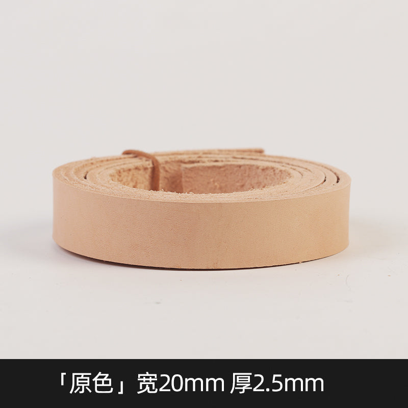 5/20/25/30mm Width Vegetable Tanned Leather Shoulder Strap | WUTA