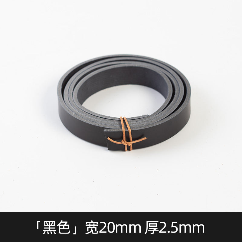 5/20/25/30mm Width Vegetable Tanned Leather Shoulder Strap | WUTA