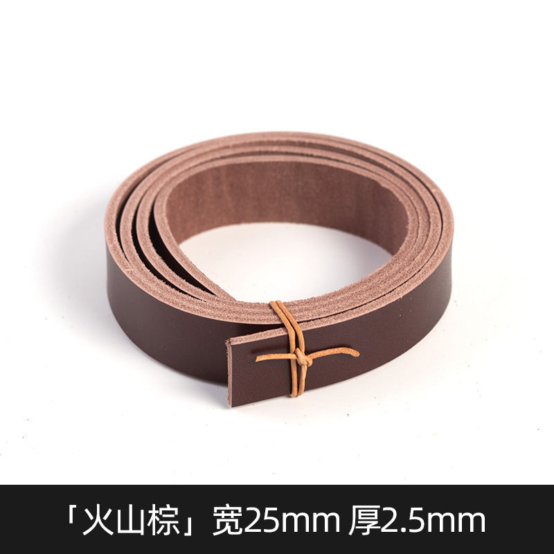 5/20/25/30mm Width Vegetable Tanned Leather Shoulder Strap | WUTA