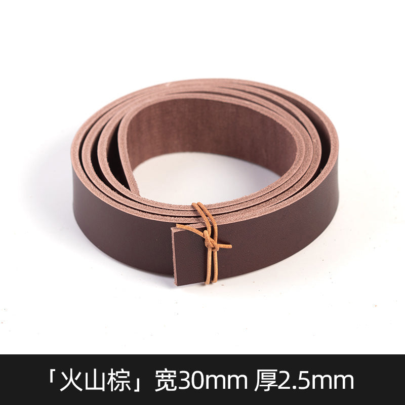 5/20/25/30mm Width Vegetable Tanned Leather Shoulder Strap | WUTA