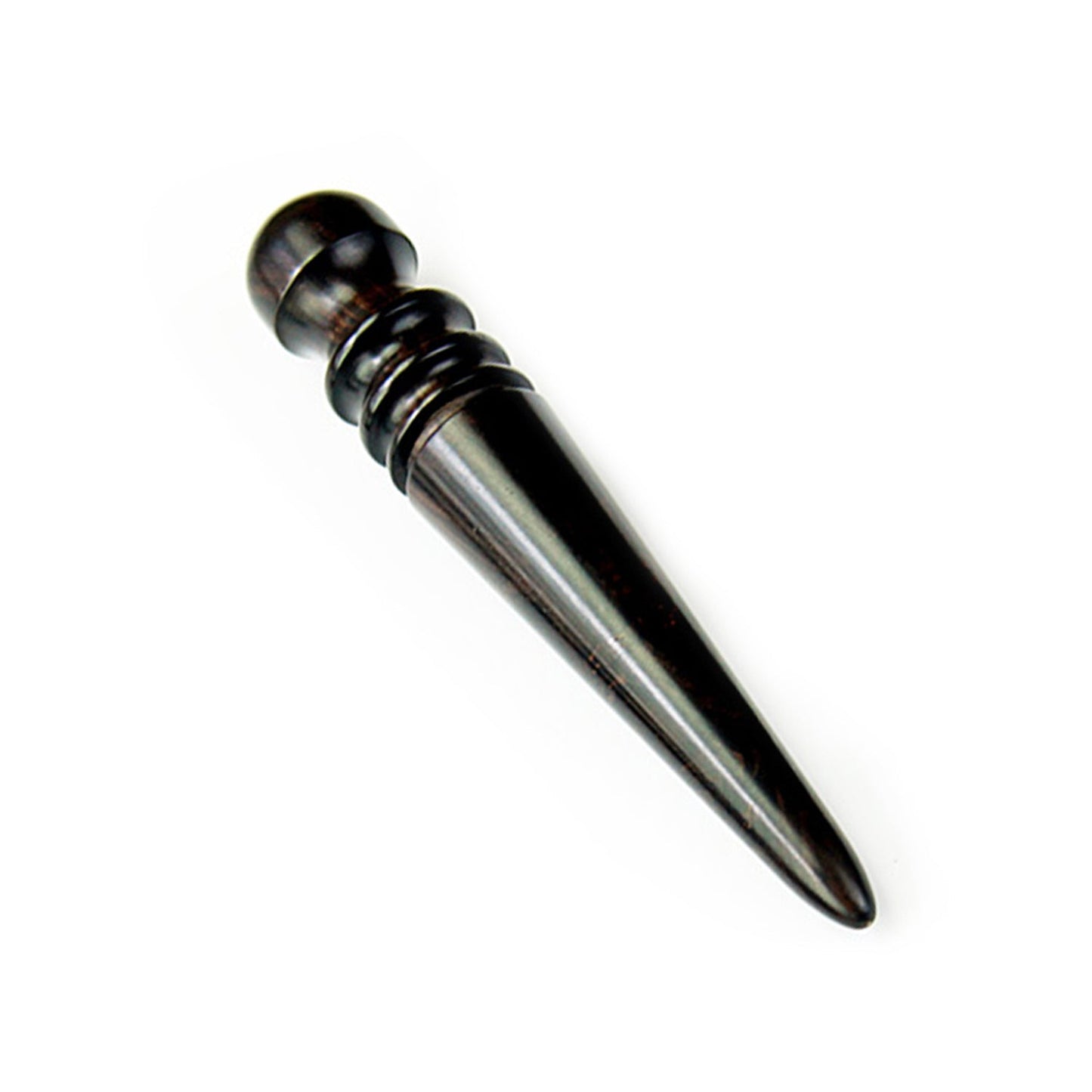 High Density Ebony Black Wood Leather Edge Burnisher Slicker | WUTA