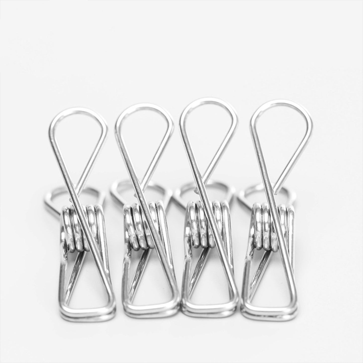 4pcs Hot Stainless Steel Metal Spring Clips | WUTA