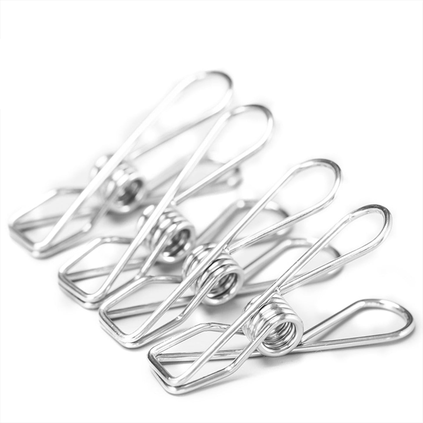 4pcs Hot Stainless Steel Metal Spring Clips | WUTA