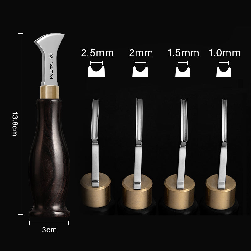 Edge Creaser Stainless Steel Edge Decorate Line Leathercraft Tools | WUTA