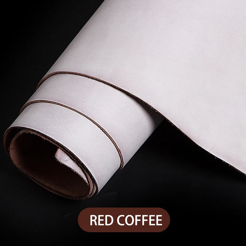 Genuine Leather Vegetable Tanned Leather Fog Wax Full Grain Leather| WUTA