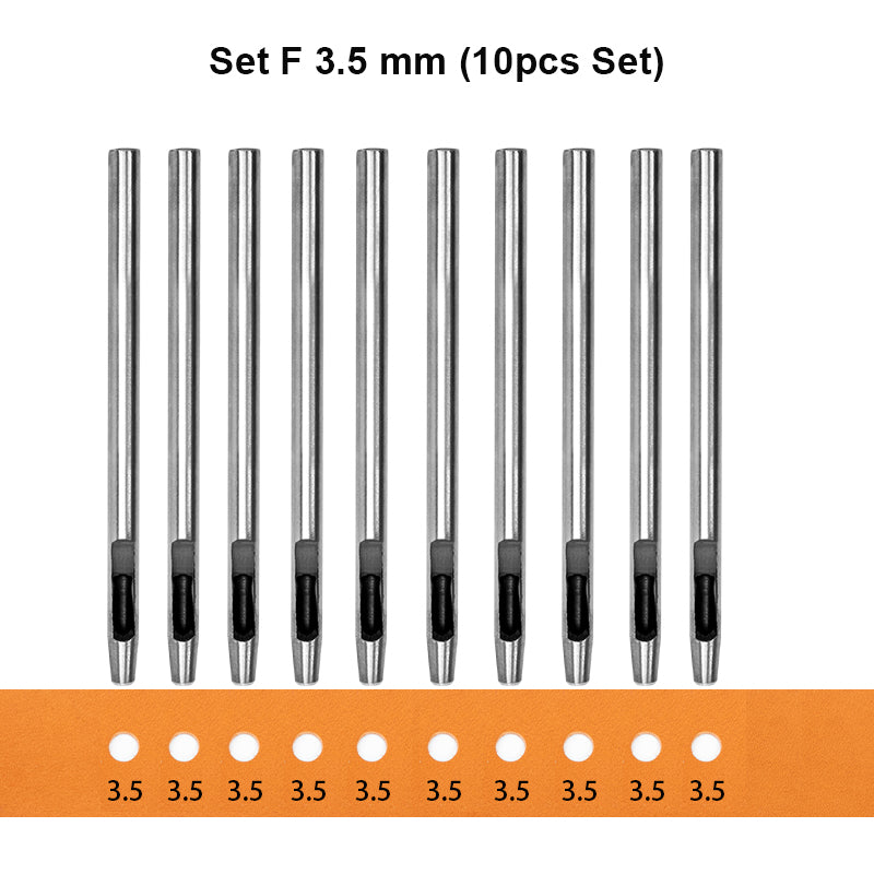 Punch Set Round Hole Punch Tool Steel Leather Craft | WUTA