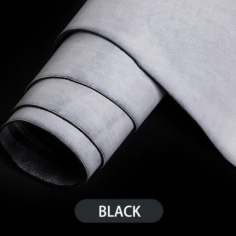 Genuine Leather Vegetable Tanned Leather Fog Wax Full Grain Leather| WUTA