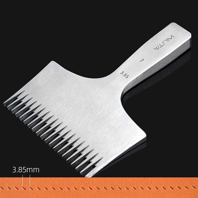 20 Teeth Pricking Iron Leather Chisel French Style Leather Punching Tools | WUTA