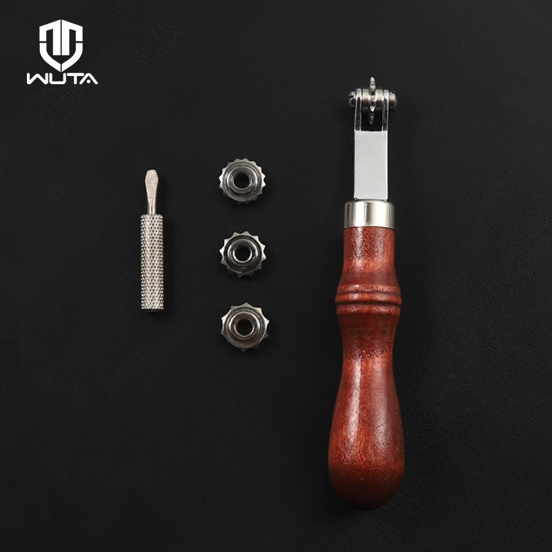 Leather Paper Overstitch Wheel With 4 Wheels Line Marking Wheel Gear | WUTA