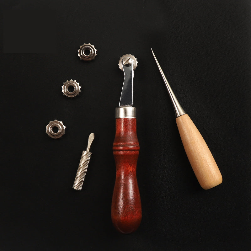 Leather Paper Overstitch Wheel With 4 Wheels Line Marking Wheel Gear | WUTA