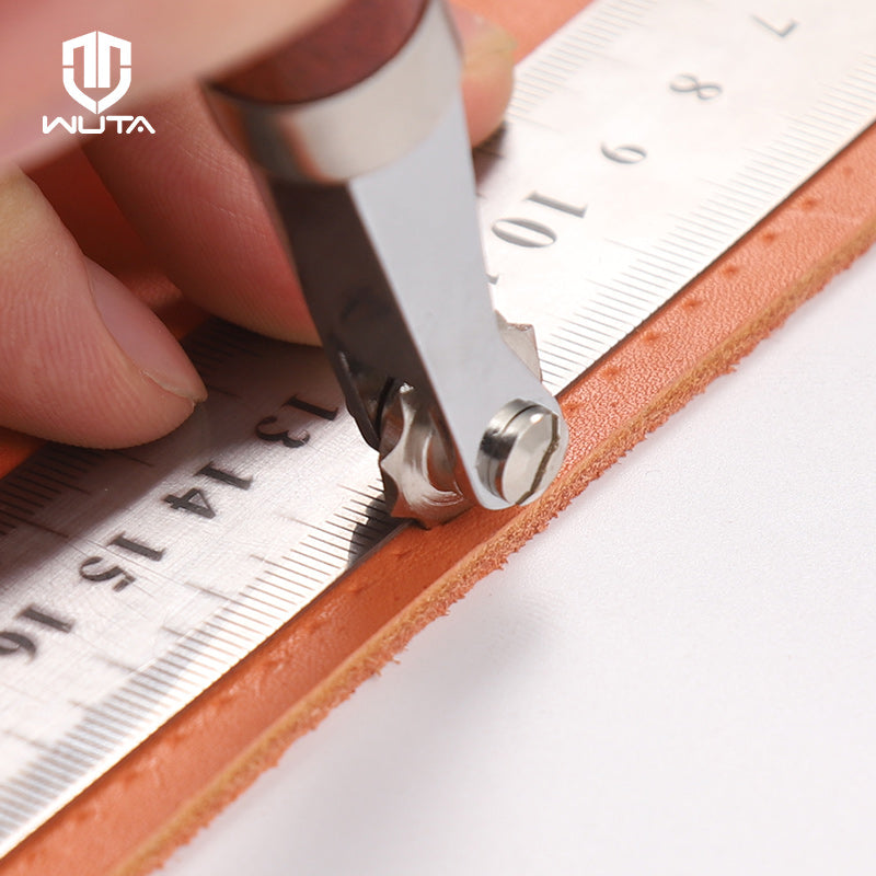 Leather Paper Overstitch Wheel With 4 Wheels Line Marking Wheel Gear | WUTA