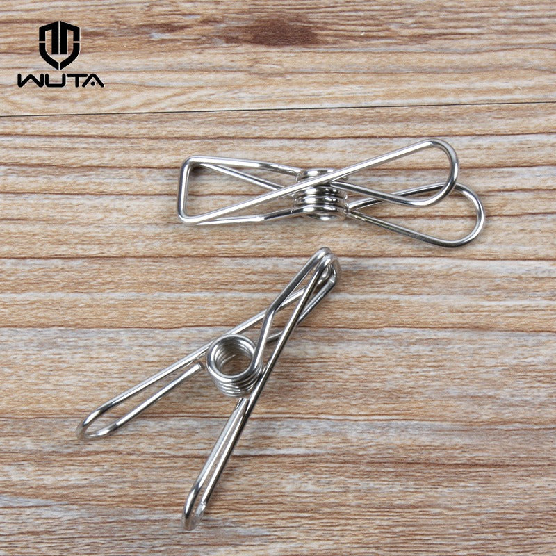 4pcs Hot Stainless Steel Metal Spring Clips | WUTA