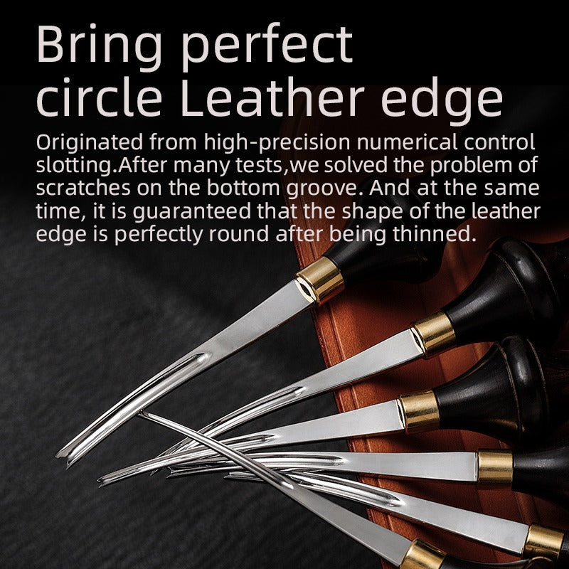 Leather Edge Beveler PRO M390/DC53 Die Steel available 6 Sizes | WUTA