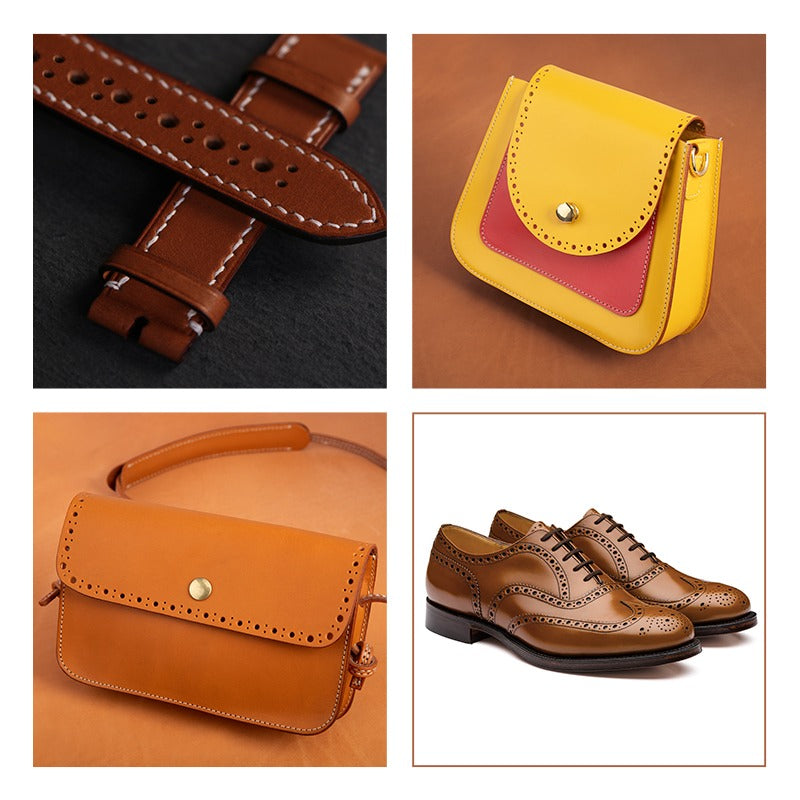 Replaceable Brogue Style Leather Hole Punches Flower Eyelet Puncher | WUTA