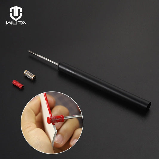 Leather Edge Oil Painting Pen Applicator With 2 Head | WUTA