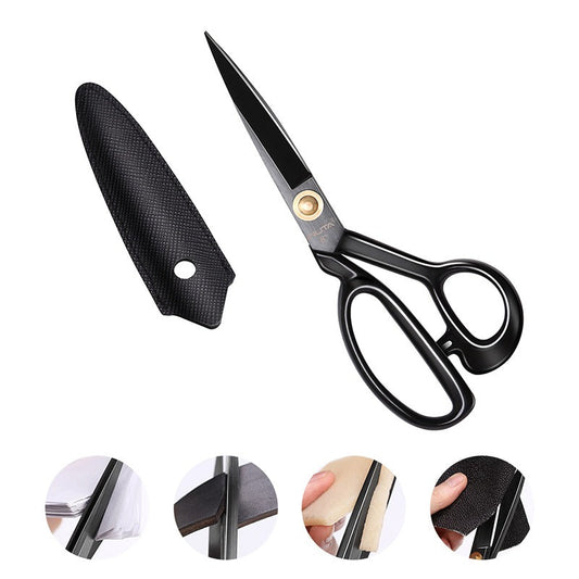 8.5 Inch Professional Metal Scissors Sharpness Cutting Leather | WUTA